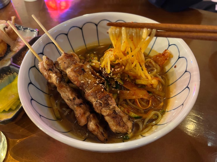  천안 국수 맛집 | 불당동 꼬치,국수,생맥! '대림국수' 후기