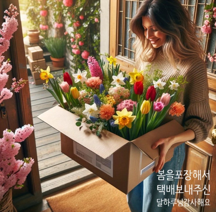  봄이 배달 왔어요 (달하루님 나눔 후기)