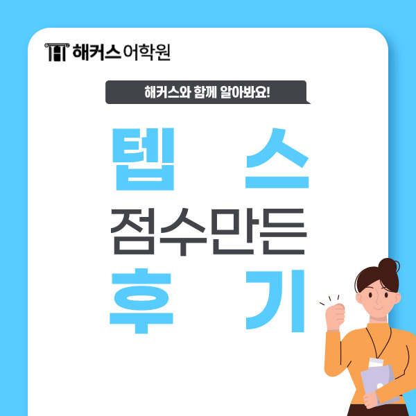  텝스 시험일정은? 뉴텝스(TEPS) 점수 만든 후기!