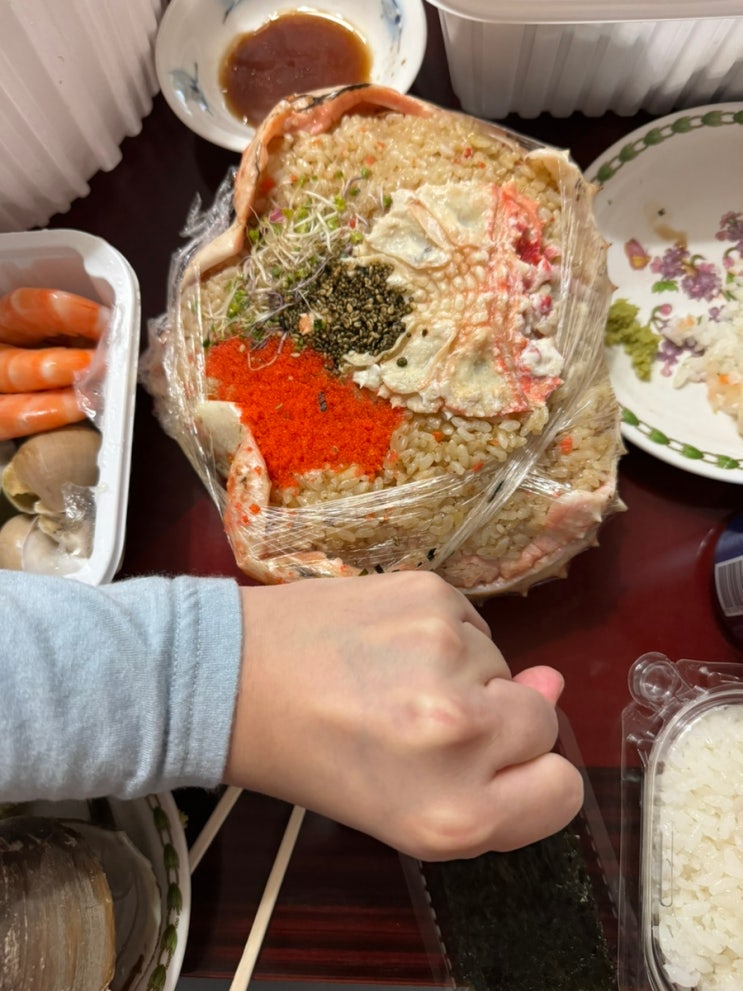  [일상] 2/9~12 연휴 먹부림 크랩패밀리 킹크랩 참치 한우 광어회 LA갈비 진짜 많이 먹은 연휴