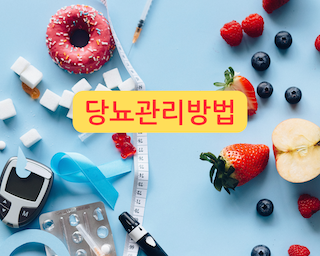  당뇨 관리 "식단 규칙적인 운동"