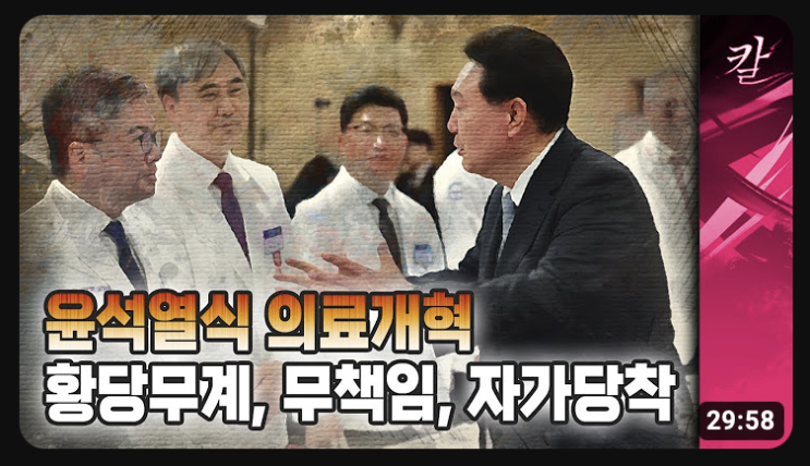 의대 정원 2,000명 증원, <b>의료개혁</b> 패키지로 이번 총선 망했다.