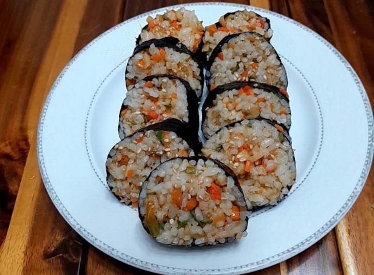  진주 명물  땡초김밥 집에서  만들어 드세요