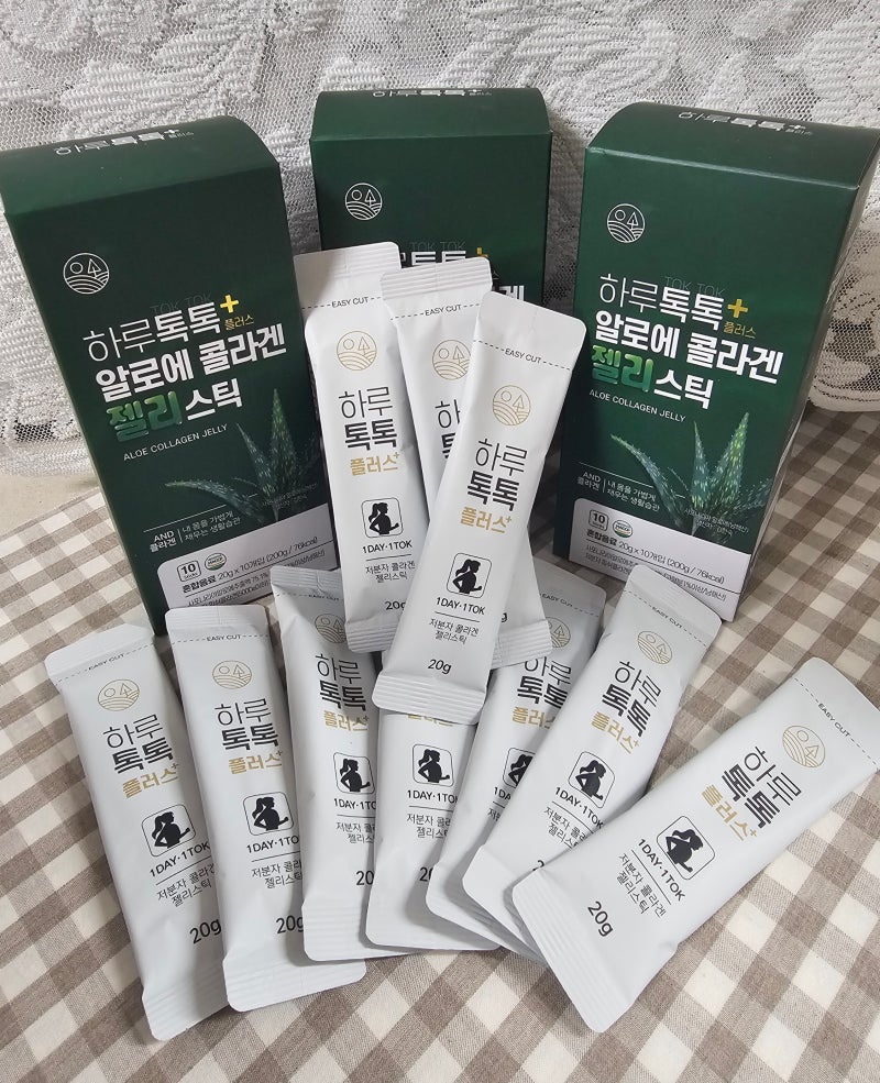 알로에 콜라겐 젤리스틱 맛있게 이너뷰티 챙기기