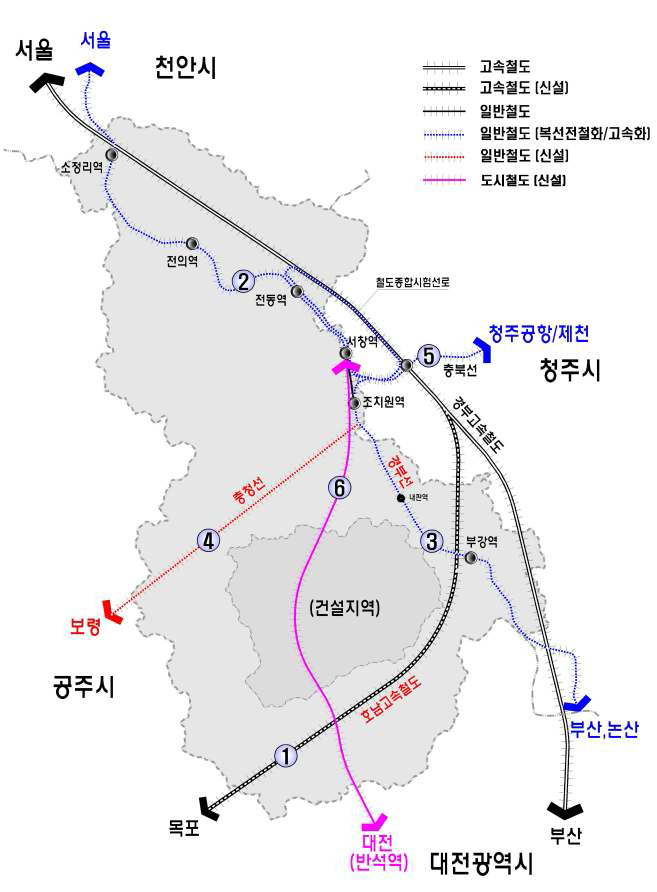 <b>대전</b>~<b>세종</b> 15분 'CTX' 2034년 개통·도심철도 지하화