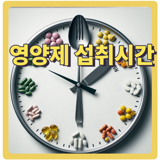  영양제 효과 언제 먹어야 좋나요