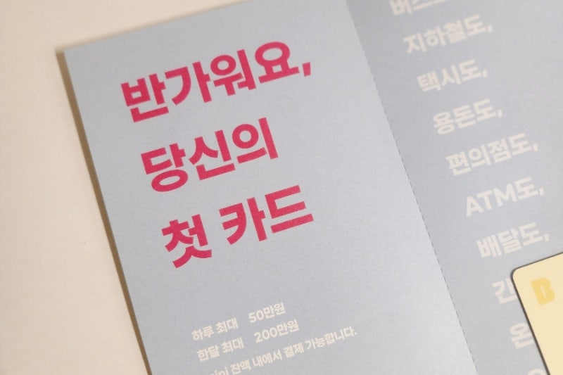 삼성페이 만 14세 미만 카카오미니 체크카드 등록하기
