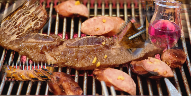 제주 연동 맛집 황금돈가 연동 흑돼지 부드러운 LA갈비