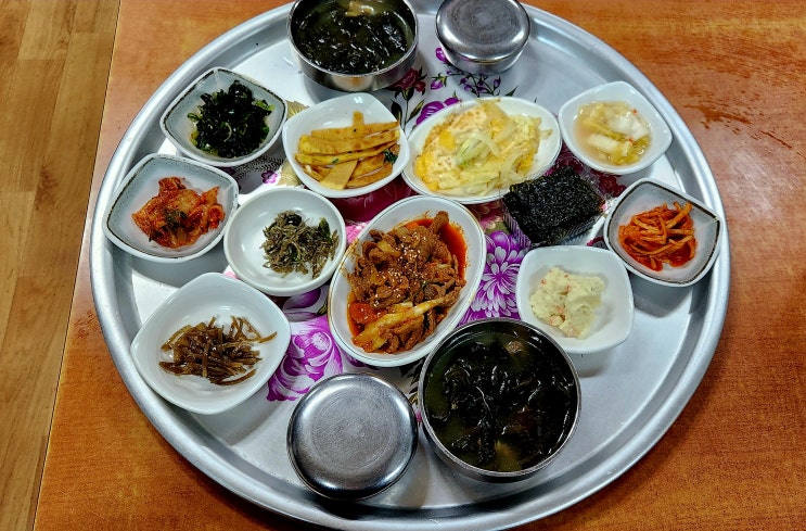  창원 상남동 밥집 아침식사 코아상가 복이네 백반 6천원