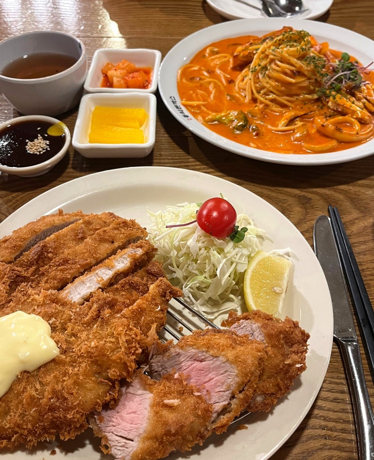  [대구/북구/국우동/학정역/팔거역] 가족 외식하기 좋은 돈까스 맛집: 홍익돈까스 대구칠곡점