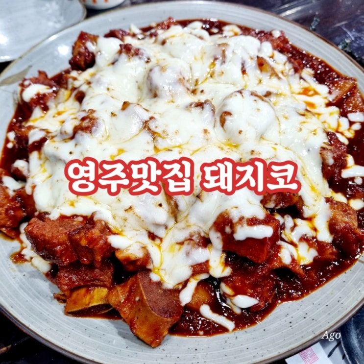  영주택지맛집  돼지코 feat 매운돼지갈비찜 JMT