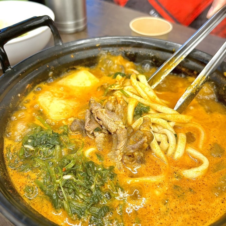  [울산 송정동 맛집] 얼큰한 버섯칼국수가 있는 ‘등촌샤브칼국수’