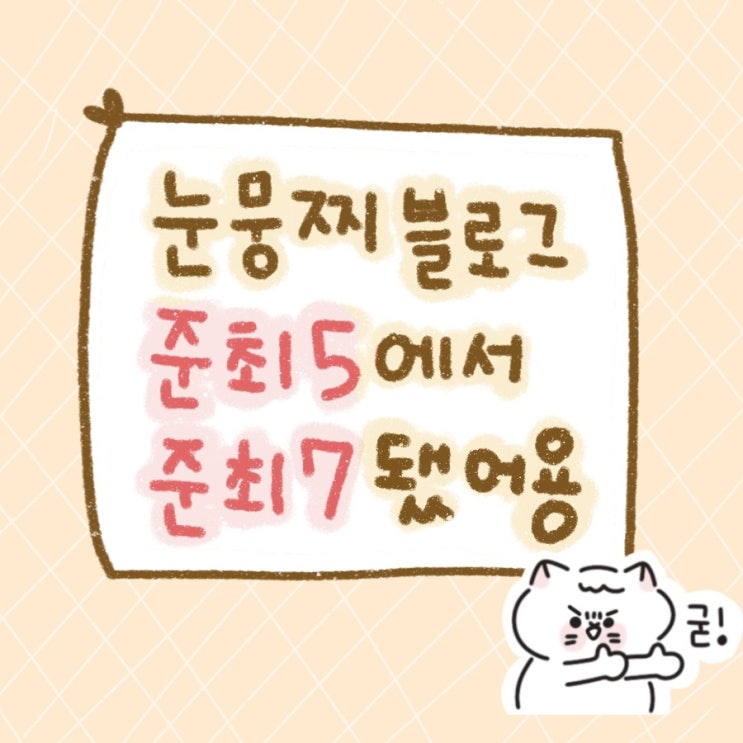  5개월만에 준최5에서 준최7 달성 후기!