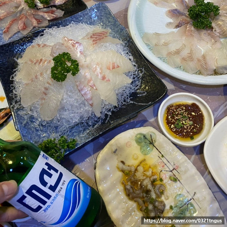  [부산여행3/광안리횟집]가성비 좋은 회 코스요리, 오션뷰 술집- '통영횟집'