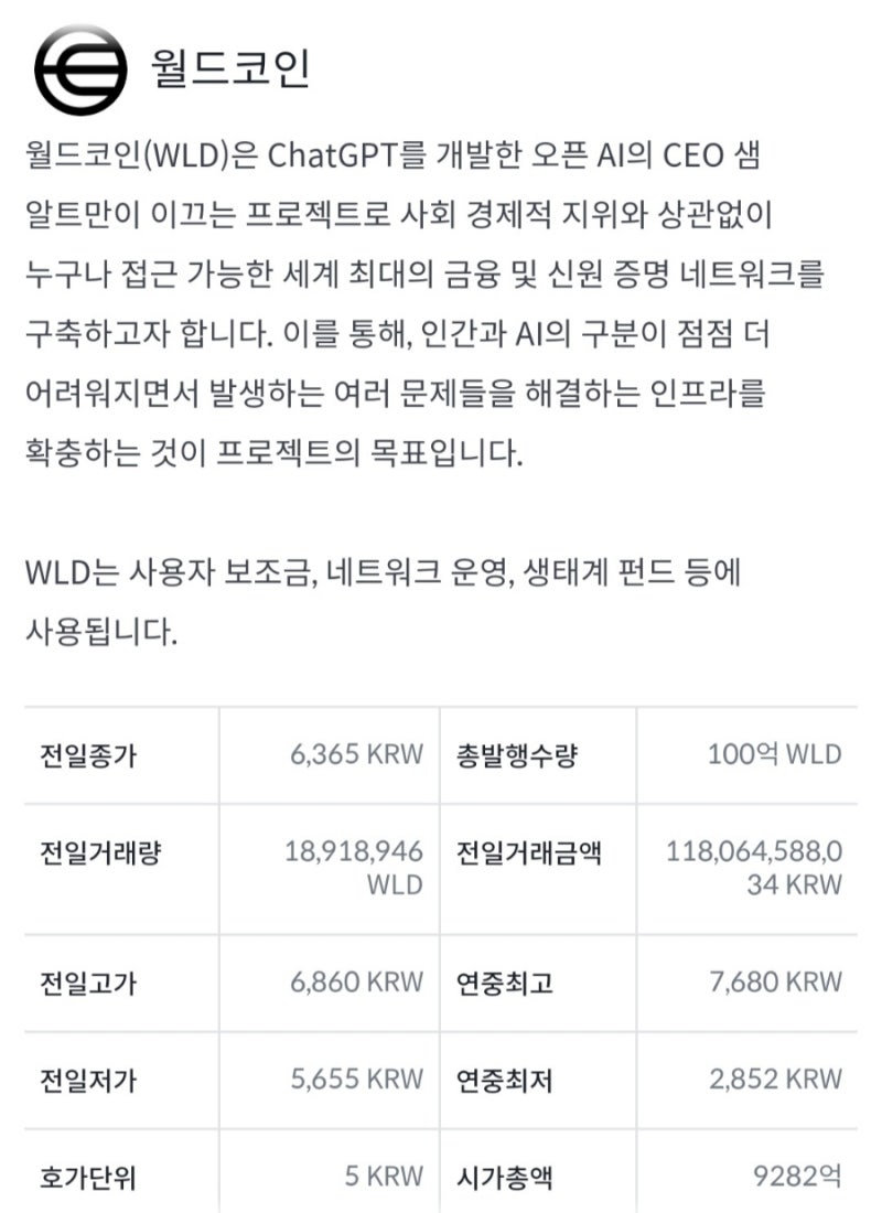 월드코인(WLD) 에어드랍 50만원 받자! 인증 방법, 리스크 : 네이버 블로그