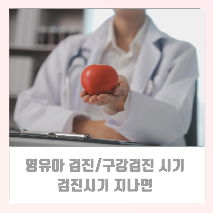  1차 2차 3차 8차까지 영유아 검진 구강검진 시기/ 검진 시기 지나면