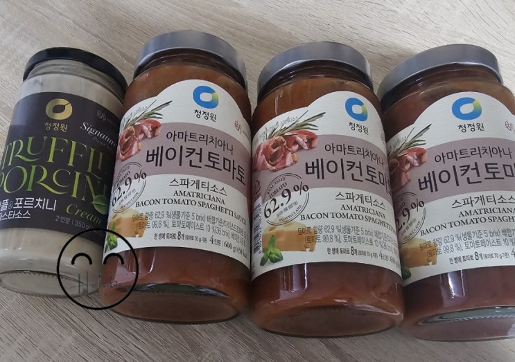  청정원 스파게티 소스 오픈기