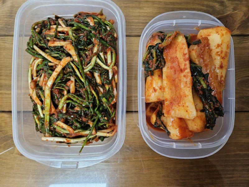맛있는김치추천 운림가  파김치 총각김치 밥도둑이네