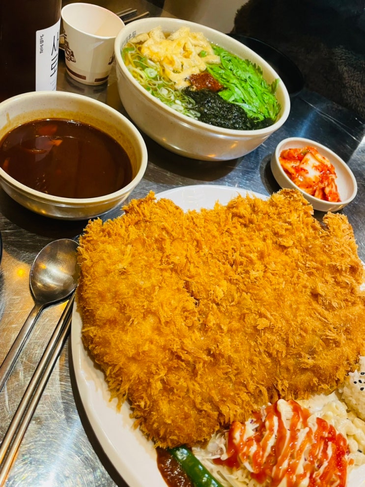  검단사거리 새벽까지 영업하는 식당 한신즉석우동 왕돈까스