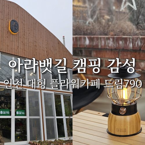  인천 계양 대형카페 드림790 아라뱃길 추천
