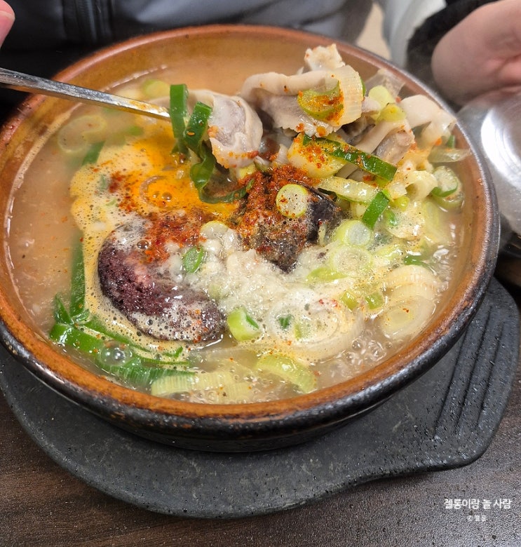  전주맛집 조점례 남문피순대 내돈내산-해장 제대로 되는 얼큰한 순댓국! 포장도 가능