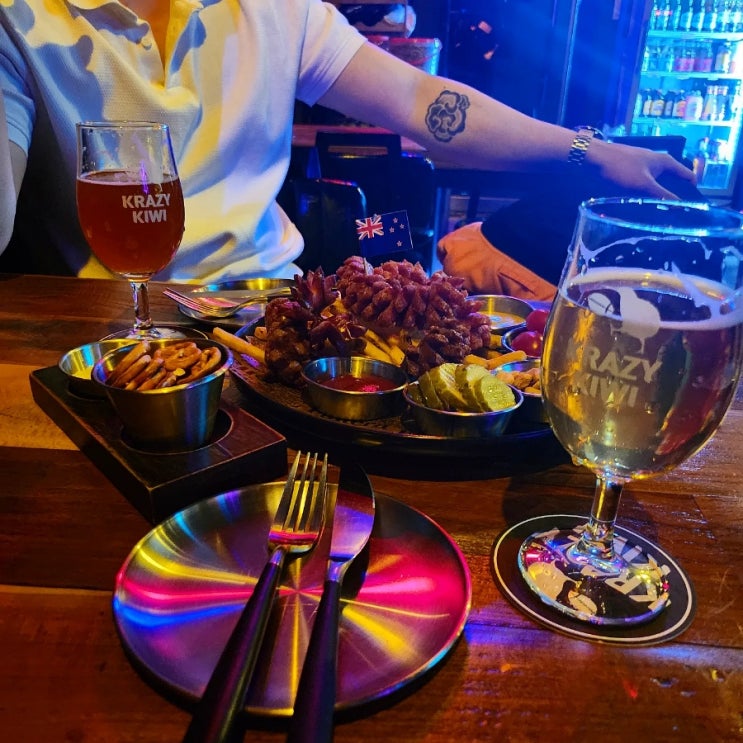  서산 안의 작은 이태원, 수제 맥주 맛집<크레이지 키위>