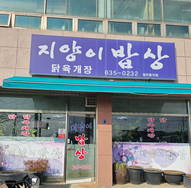  현지인 추천 숨은 맛집 닭개장이 맛있는 홍성 금마 지양이 밥상
