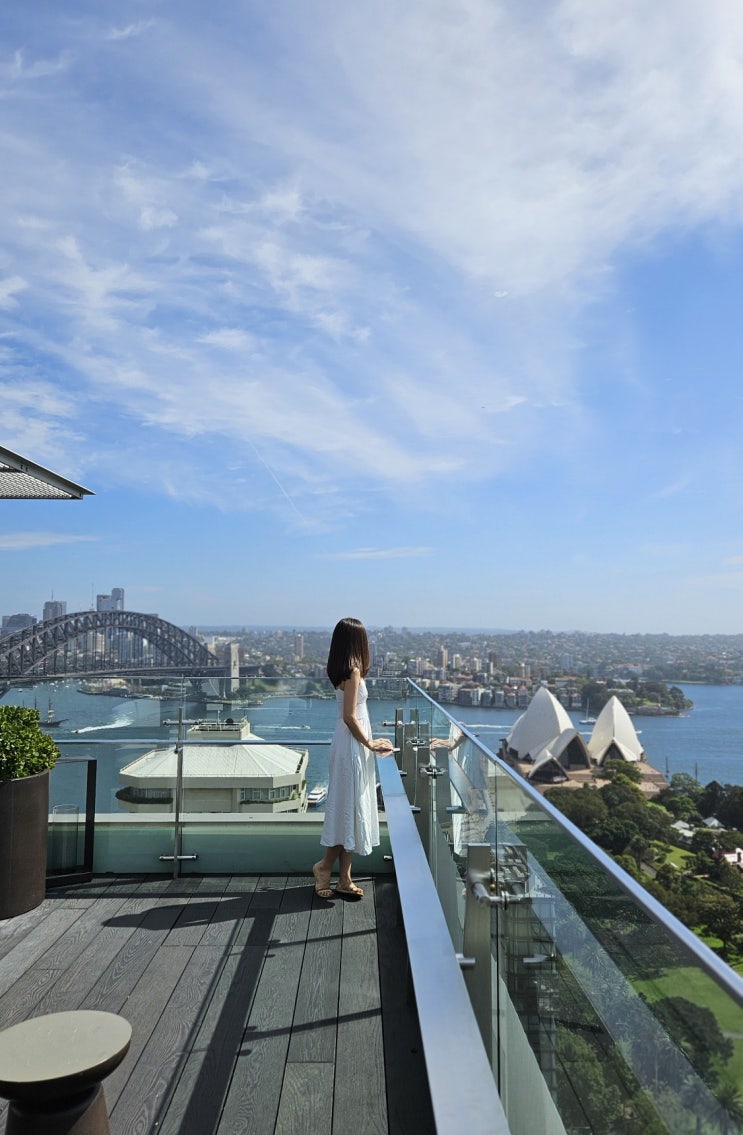  [호주 여행] 시드니 인터컨티넨탈 1 King classic harbour bridge view, 클럽라운지, 수영장