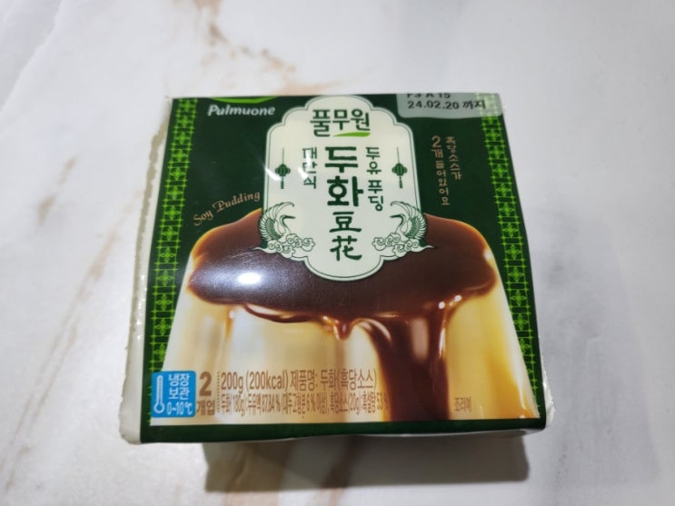  다이어트 건강한 간식 풀무원 대만식 두유푸딩 두화