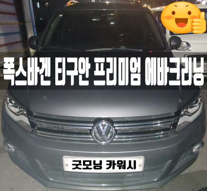  금광동 은행동 실내 세차 티구안 에바크리닝
