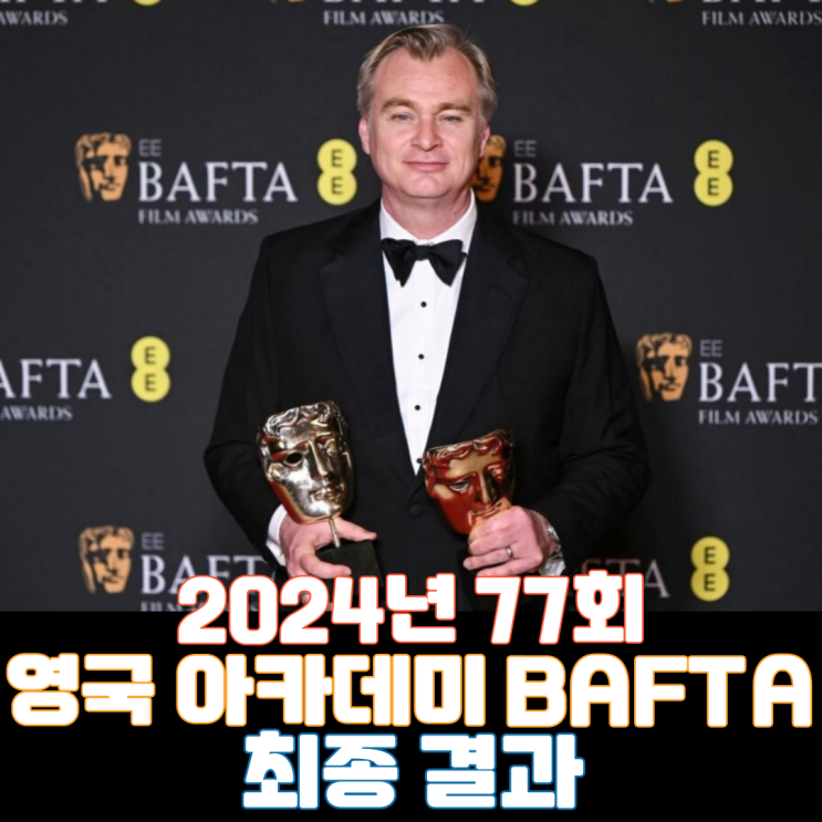  2024년 77회 영국 아카데미 BAFTA 최종 결과