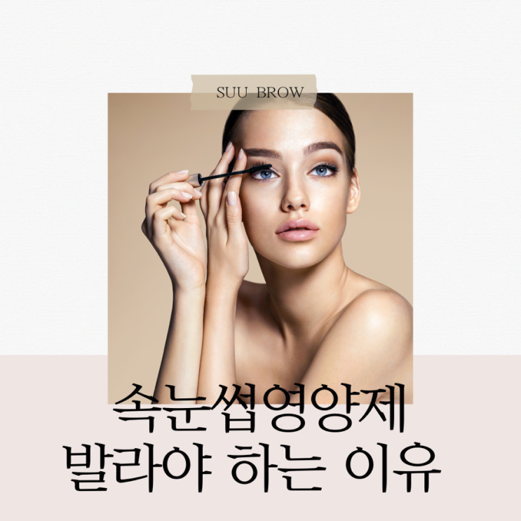  속눈썹펌 후 영양제 발라야 하는 이유 3가지