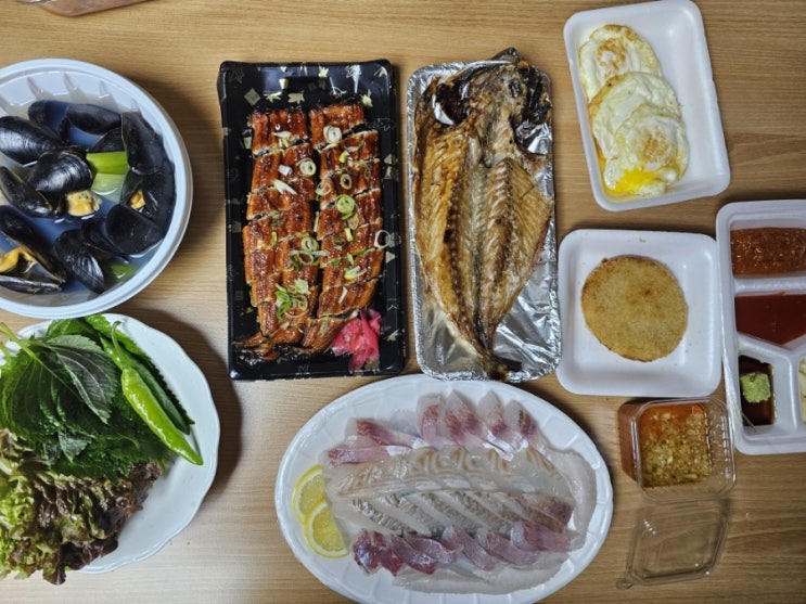  포항회수산 ㅡ 양념장어, 배달회
