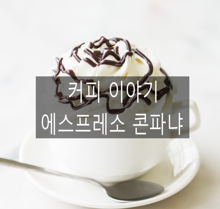  에스프레소와 크림의 절묘한 만남 에스프레소 콘파냐 이야기~~