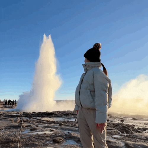 아이슬란드 신혼여행 • 게이시르를 보고 셀야란즈포스에서 물세례 맞기