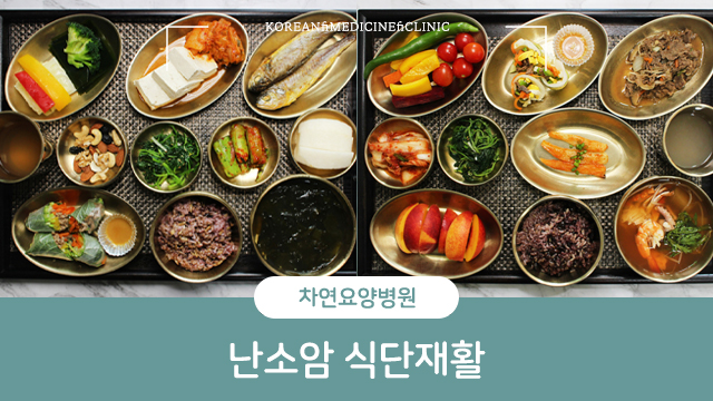  난소암 식단 재활 도움주고자 한다면