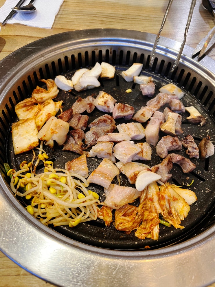  용인 역북동 고기집 가성비 좋은 음식점 - 기깔난김치찌개&뒷고기