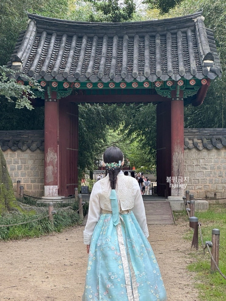  [전주 놀거리] 드라마 ‘연인’ 따라 전주 한옥마을 한복 대여 ‘일상애’ 풀 세팅, 전주 가볼 만한 곳 추천: 경기전 인생 사진.