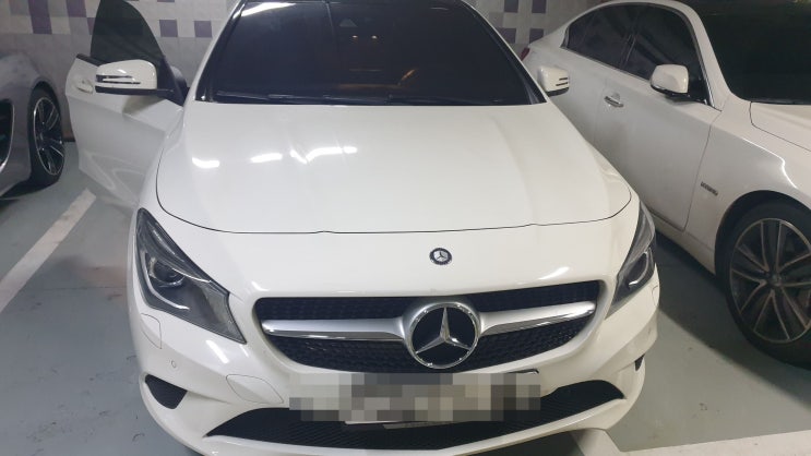  벤츠 CLA220 보조배터리 규격과 밧데리 교체 방법