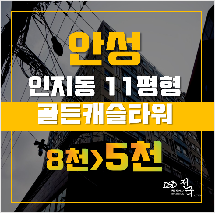 안성아파트경매 인지동 골든캐슬타워 11평형 5천대 급매 안성아파트경매 인지동 골든캐슬타워 11평형 5천대 급매