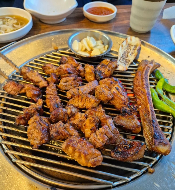  서산 갈비맛집 갈비본가 두툼한숯불갈비-육즙 많은 양념갈비 냠냠