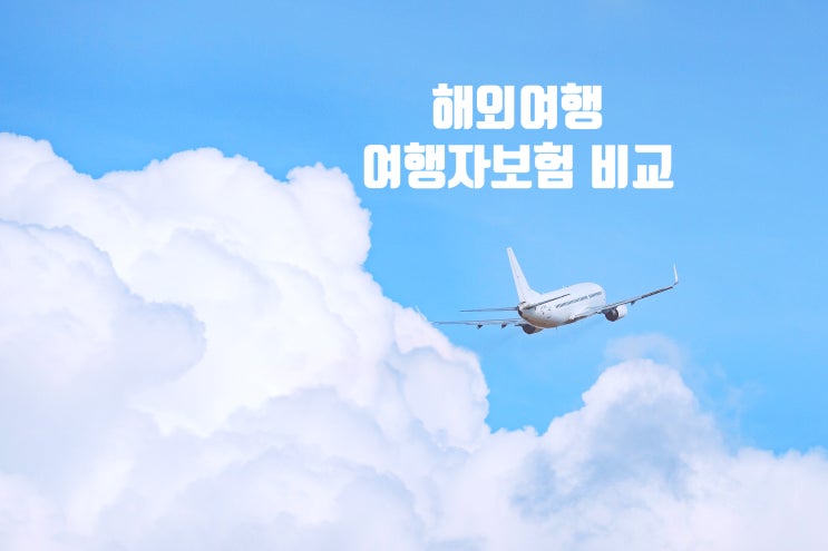  해외여행 단기 유럽 여행자보험 비교