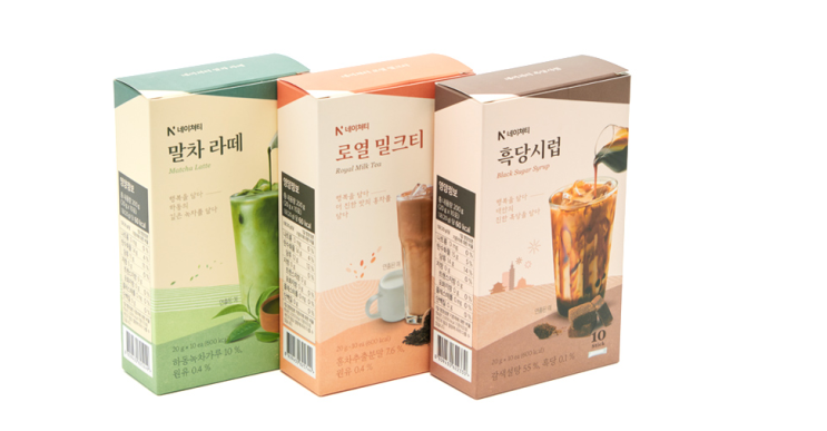  네이쳐티 흑당 말차 로열밀크티 스틱포 시럽 고별 할인 추천!
