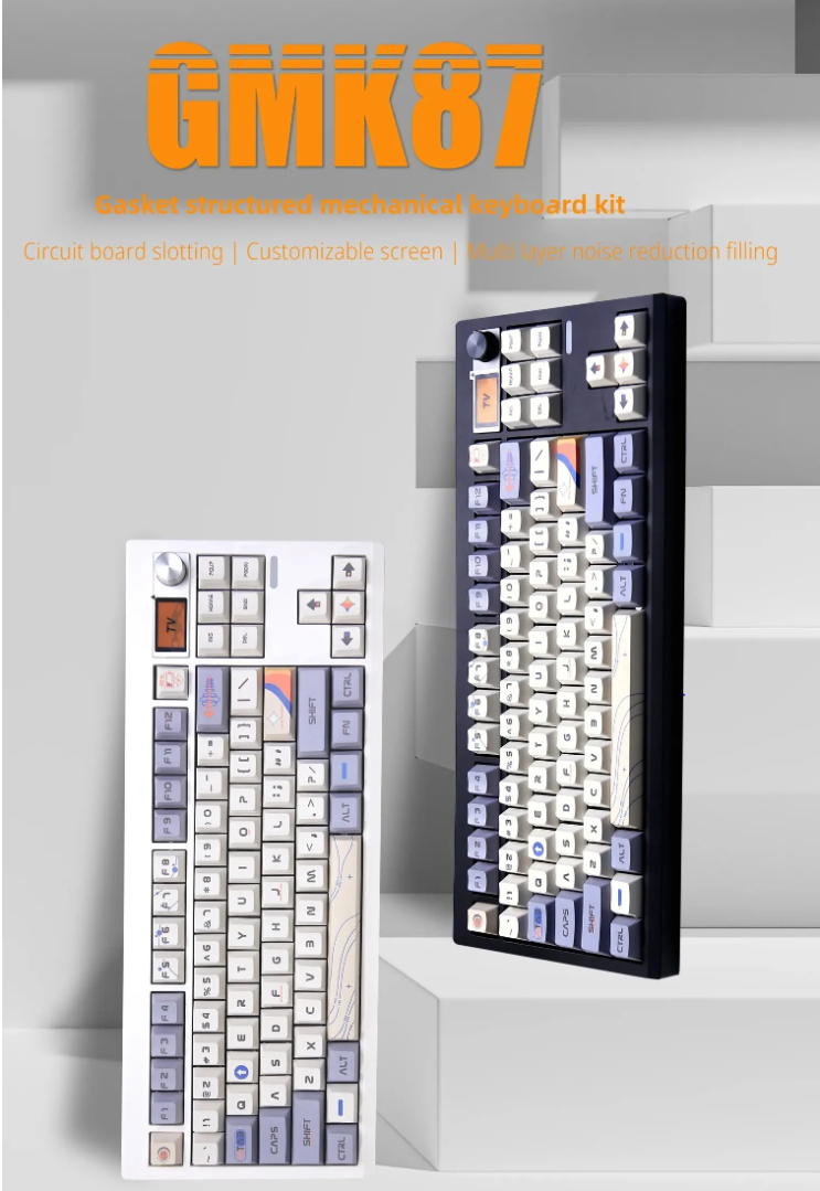  알리직구 RGB 백라이트 개스킷 GMK87 기계식 키보드 해외직구 내돈내산 사용후기