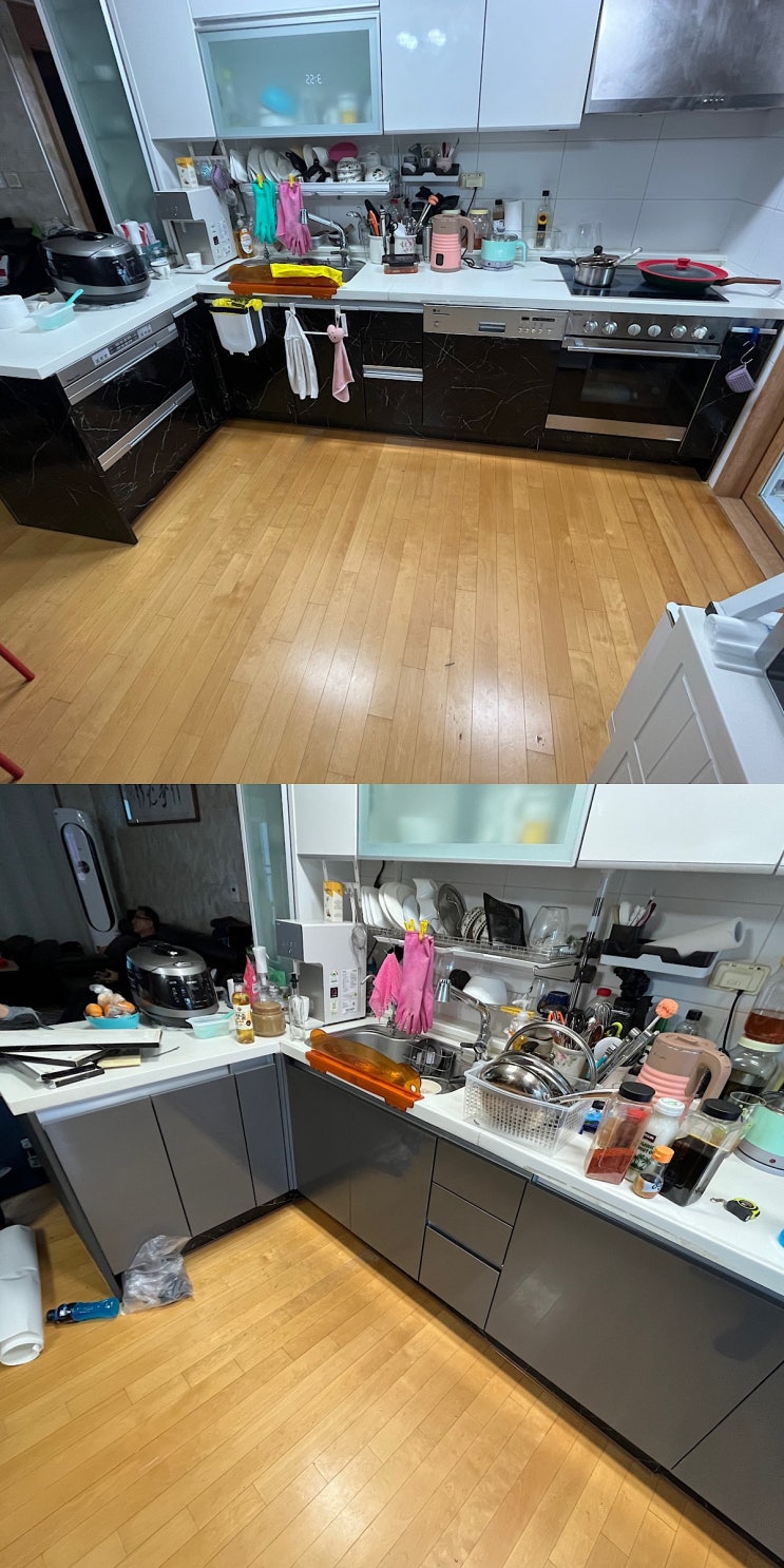  부산 동래구 씽크대문짝교체(하부장)작업 비용은 얼마나 들까?