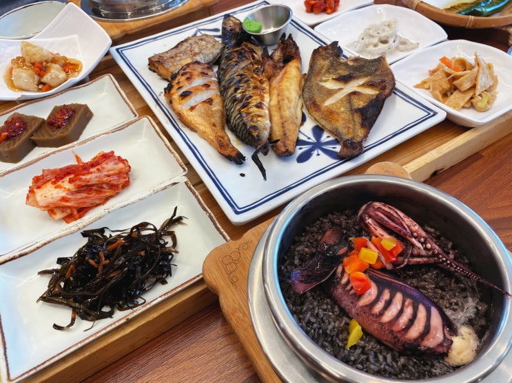  강원도 삼척 쏠비치 맛집 고선생화덕생선구이 영양솥밥 오징어먹물솥밥