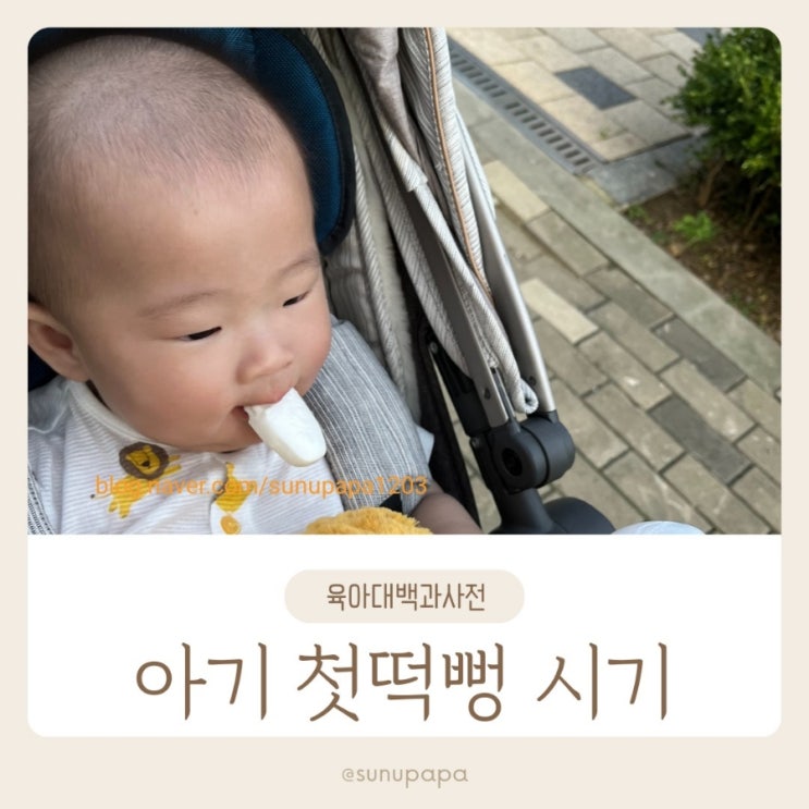  5개월 6개월 아기 첫떡뻥 시기 언제부터 몇개