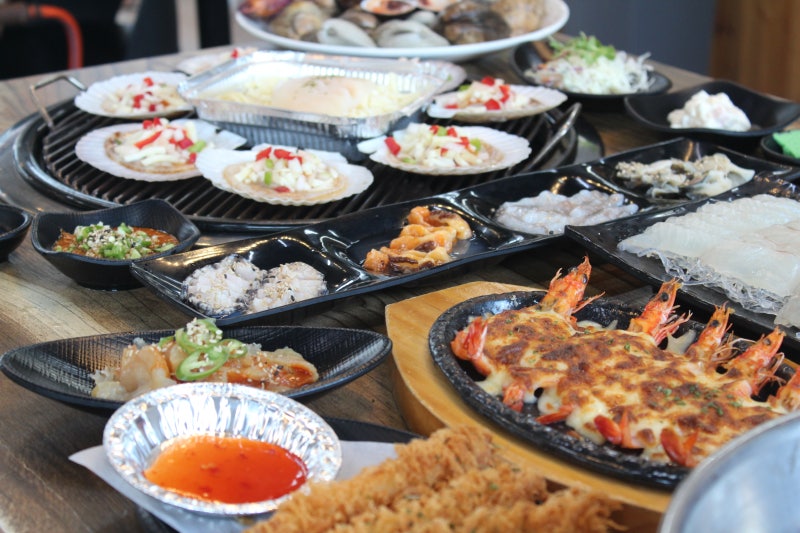 을왕리조개구이 을왕리 조개부문 고객만족도 최우수인집 꼬니네 회 조개구이식당