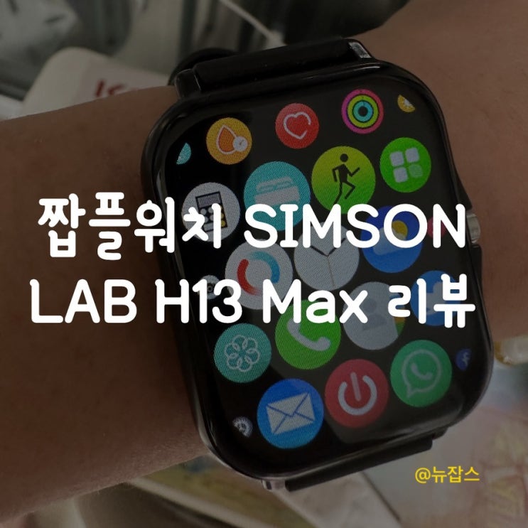  짭플워치 SIMSON LAB H13 Max 리뷰