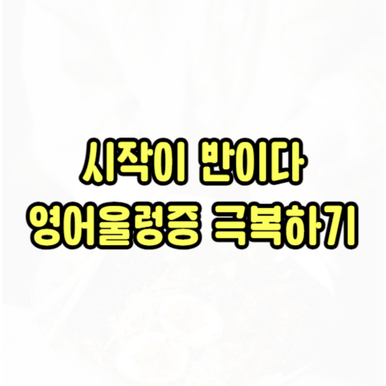  도마교 아이엘츠 토플과외 도마교동 성인 비즈니스 영어회화 이직 준비 같이하자